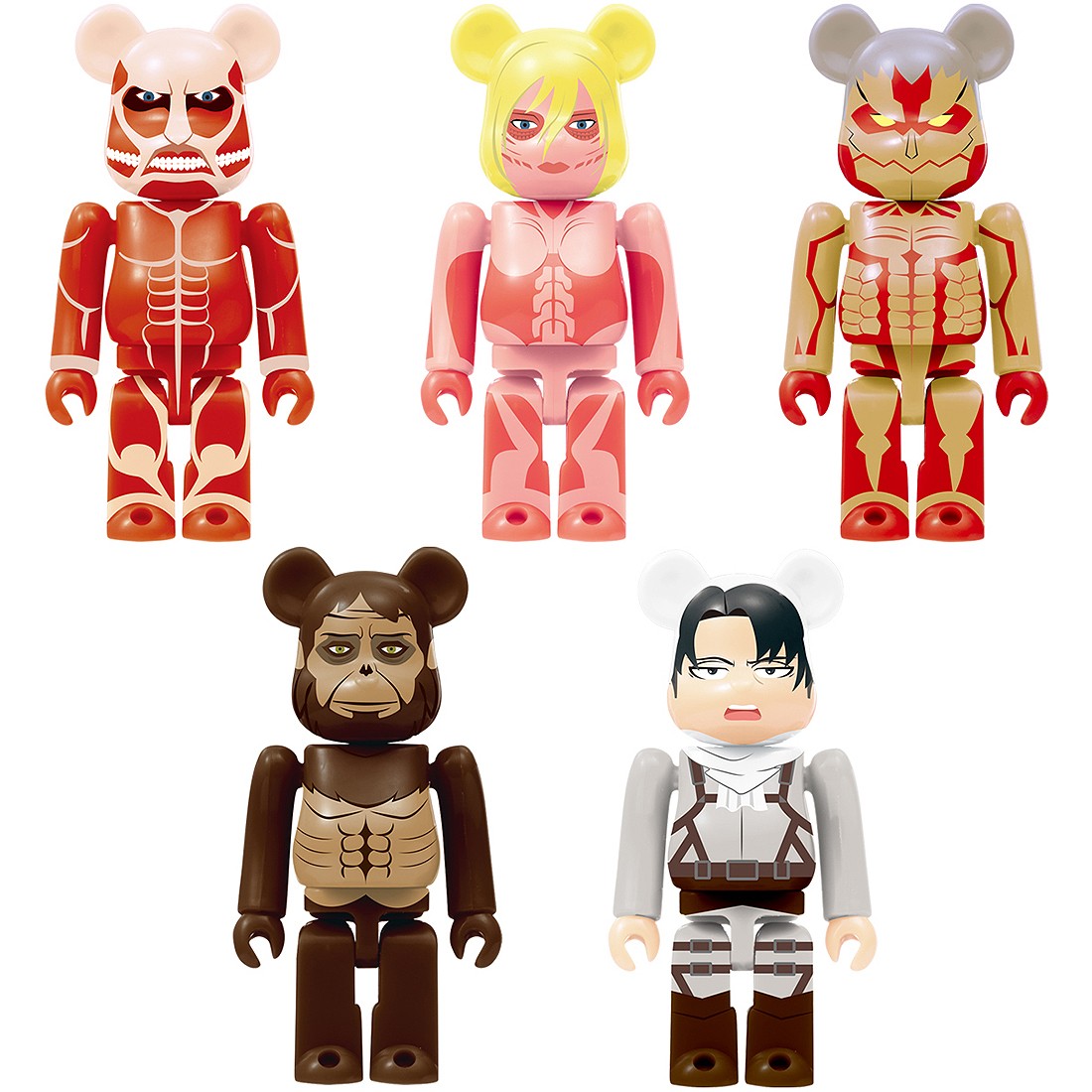 bearbrick attack on titan