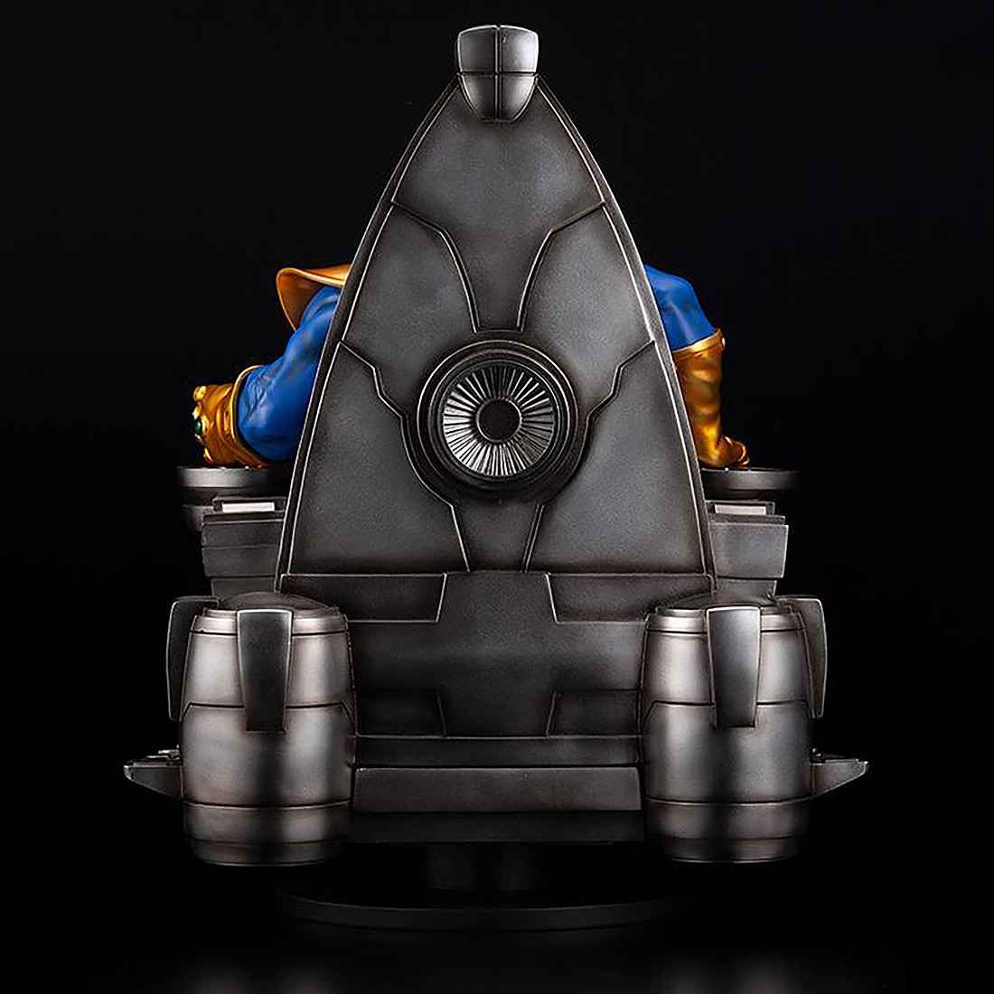 marvel thanos on space throne fine art statue