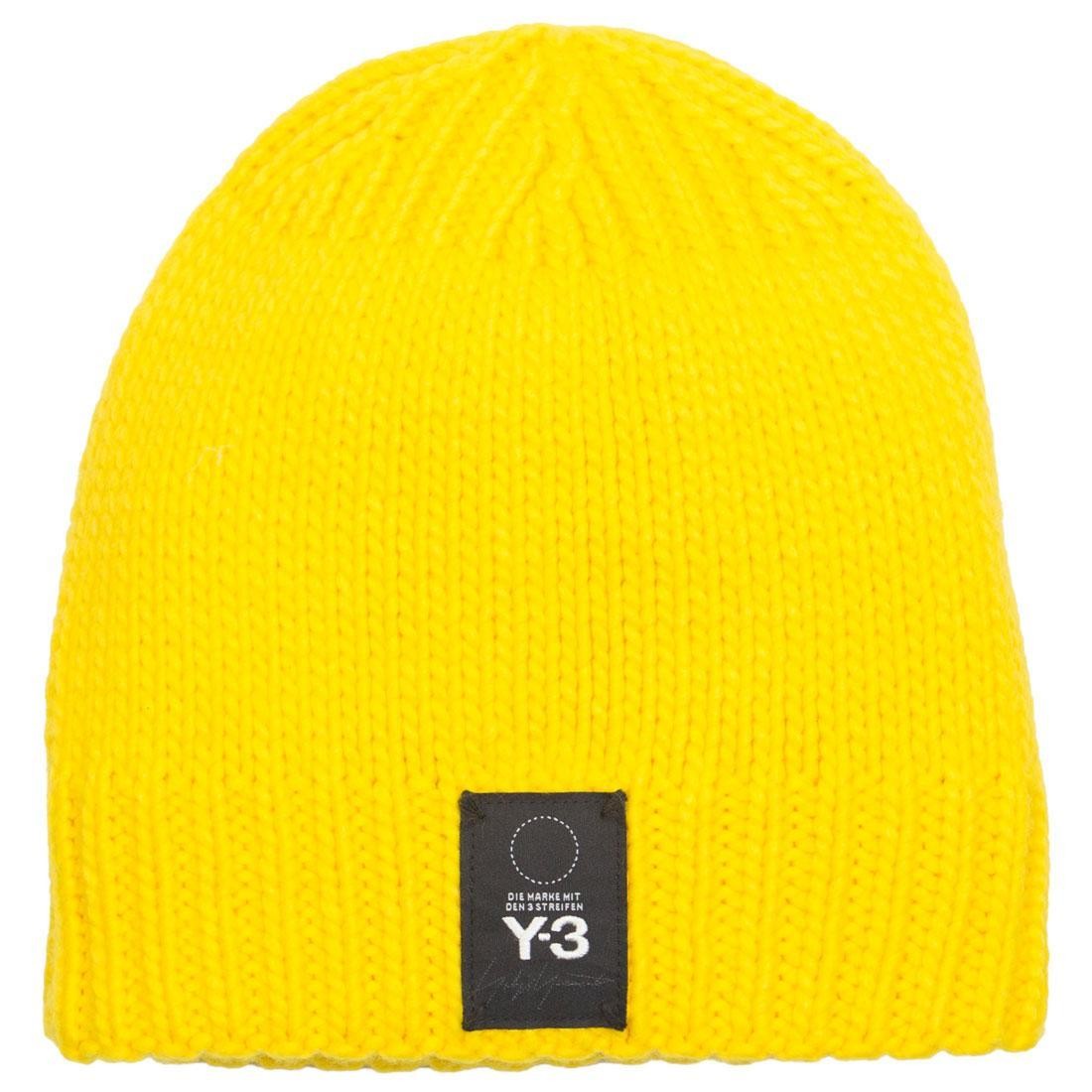 Adidas Y-3 Y3 Knit Beanie yellow