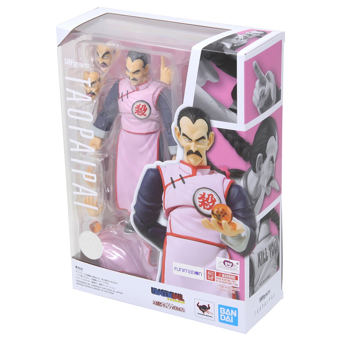 Bandai S.H.Figuarts Dragon Ball Tao Pai Pai Figure (pink)
