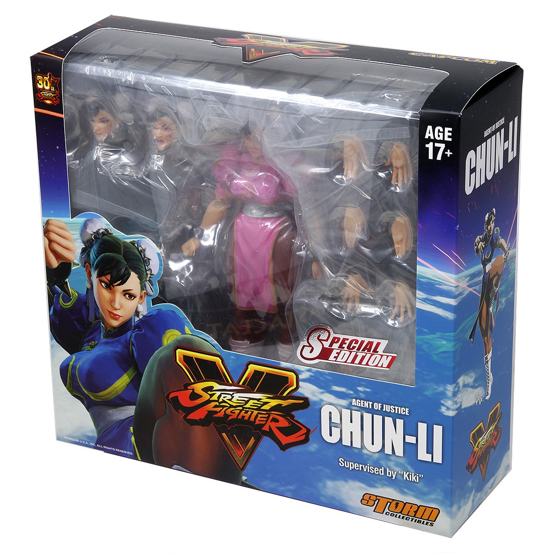 Storm Collectibles Street Fighter V Chun-Li Special Edition 1/12 Action  Figure (pink)