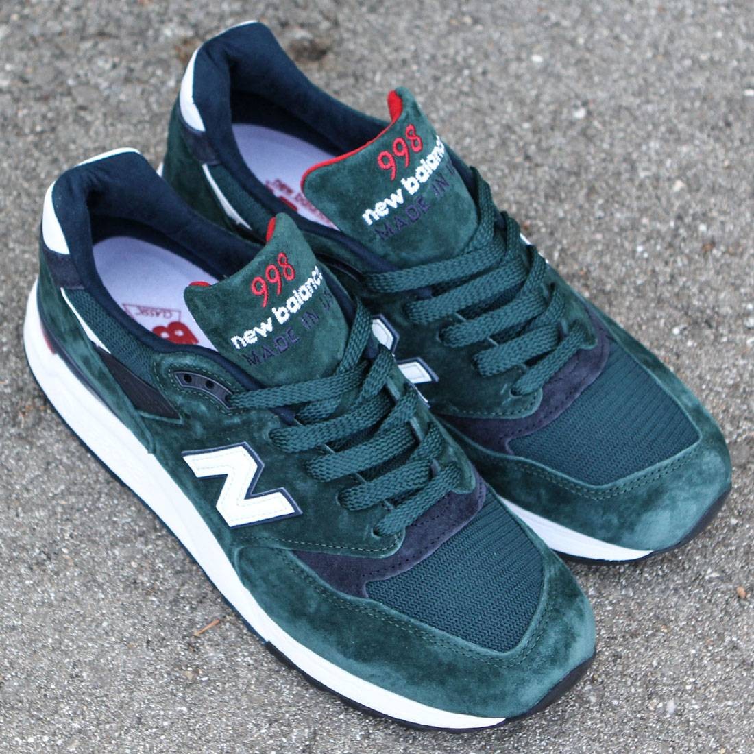 New Balance Men 998 Age of Exploration M998CHI - Made In USA (green / dark green / navy)