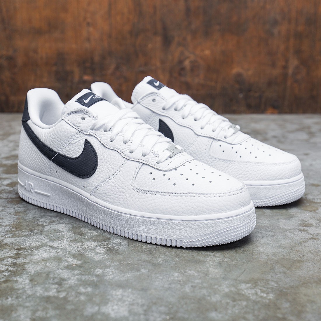 White low top air force ones