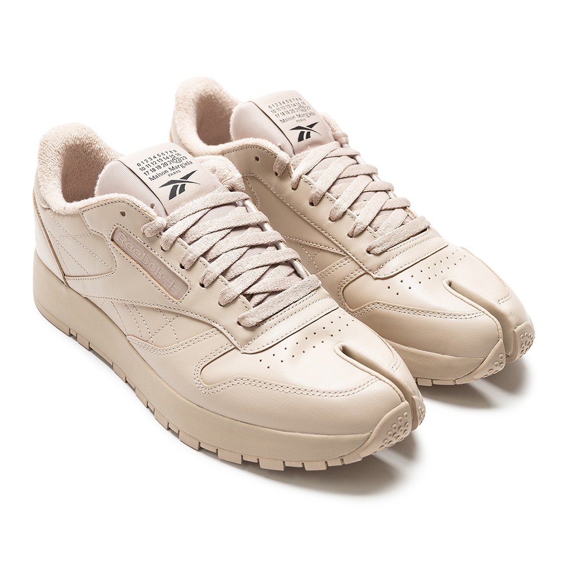 margiela reebok beige