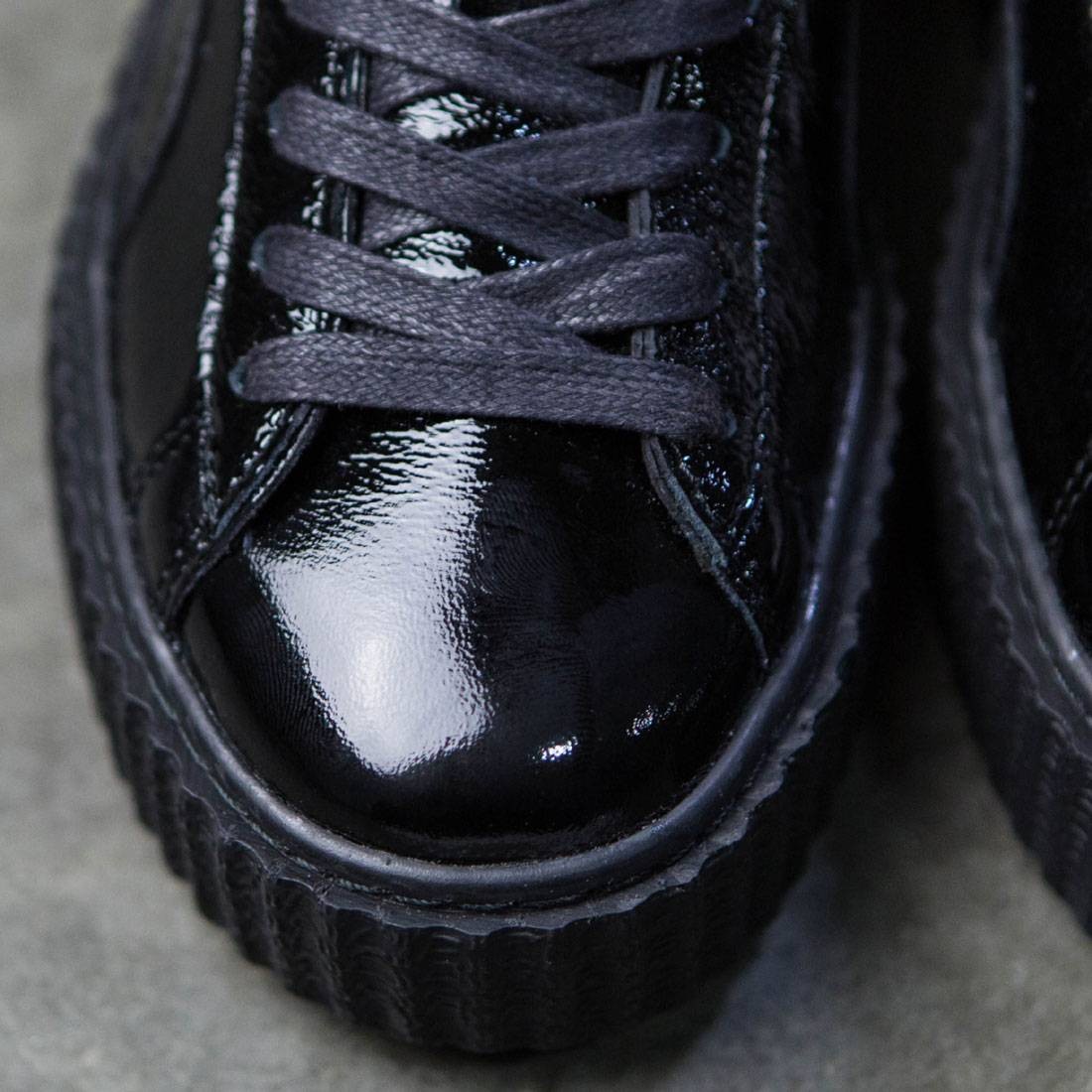 puma creeper cracked leather