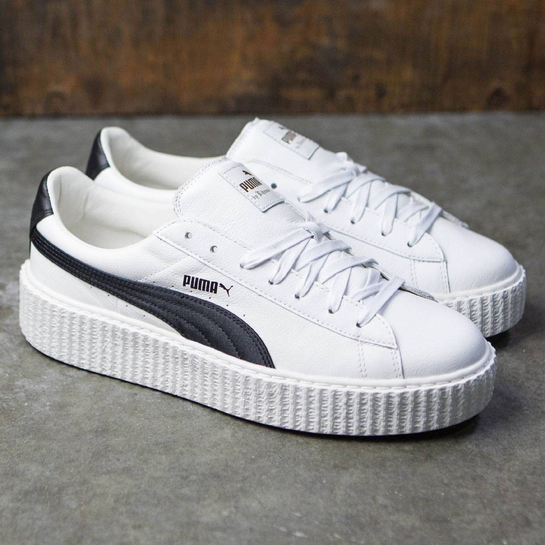 Puma x Fenty By Rihanna Men Creeper - Cracked Leather white