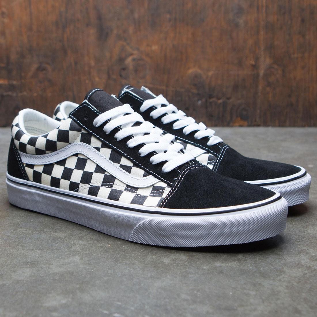 vans old skool primary checkerboard black white