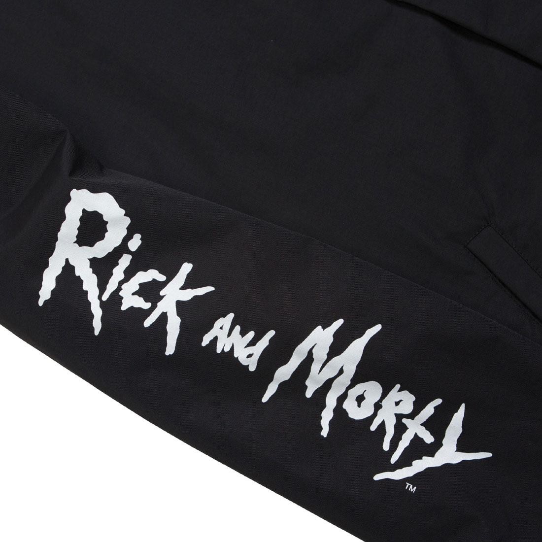 BAIT x Rick and Morty Men Skateboard Coaches Jacket black