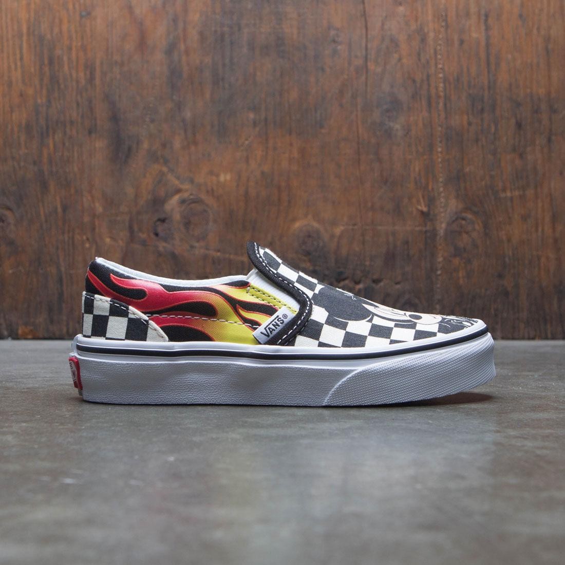 vans checkerboard with flames