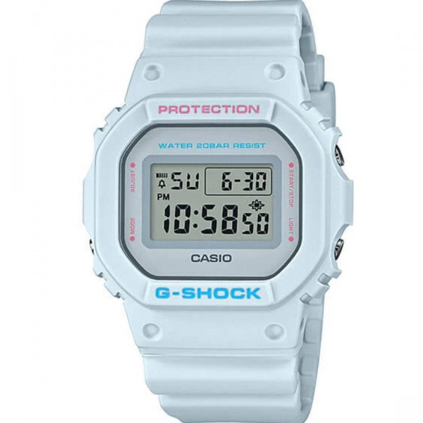 light blue baby g shock watch