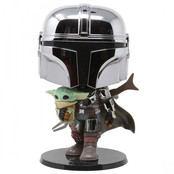 funko mandalorian red chrome