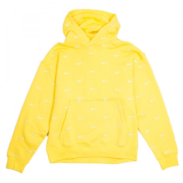 nike swoosh hoodie yellow