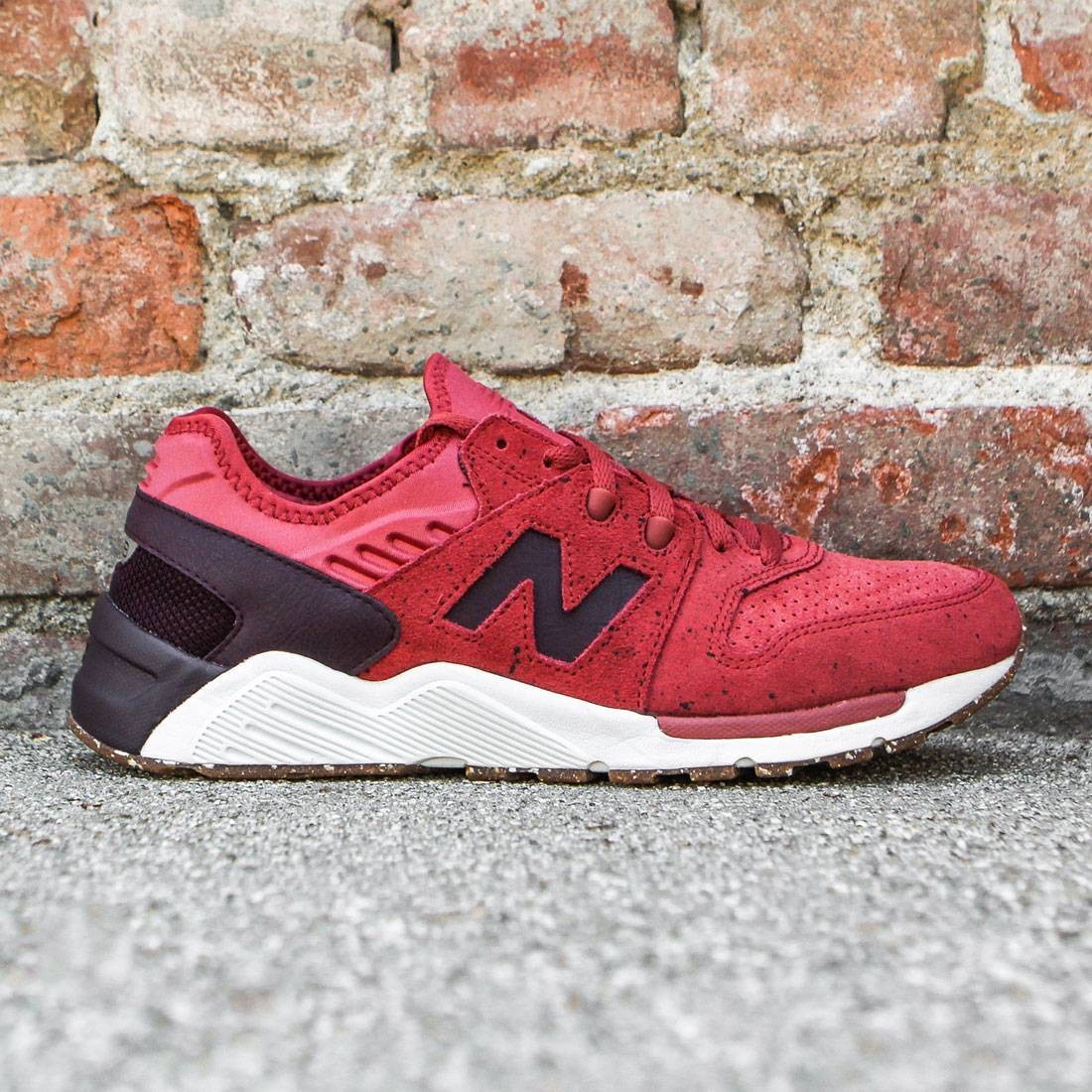 new balance red suede