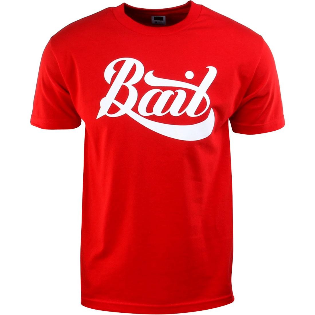 BAIT Script Logo Tee (red / white)