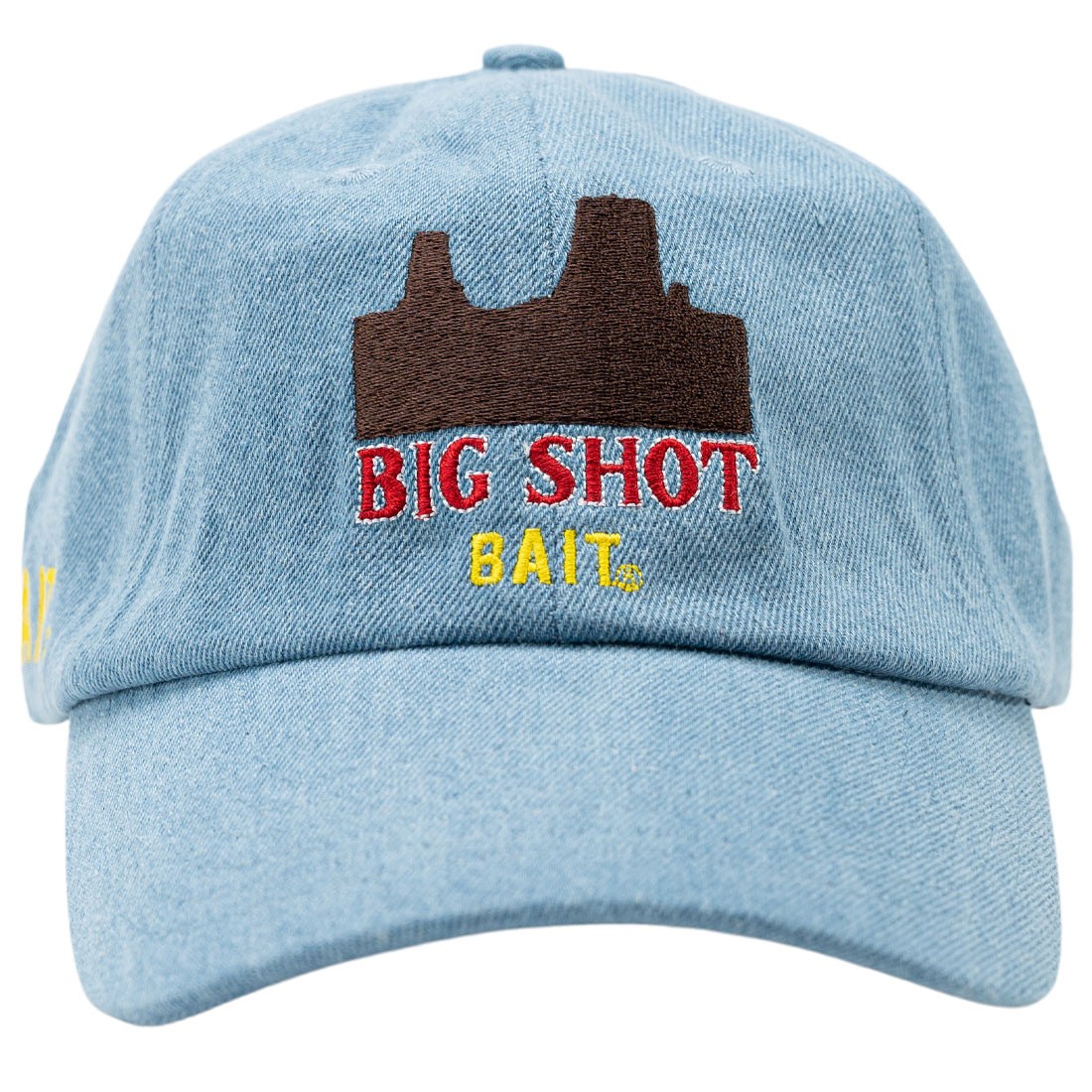 BAIT x Cowboy Bebop Big Shot Denim Strapback Denim Cap (blue)