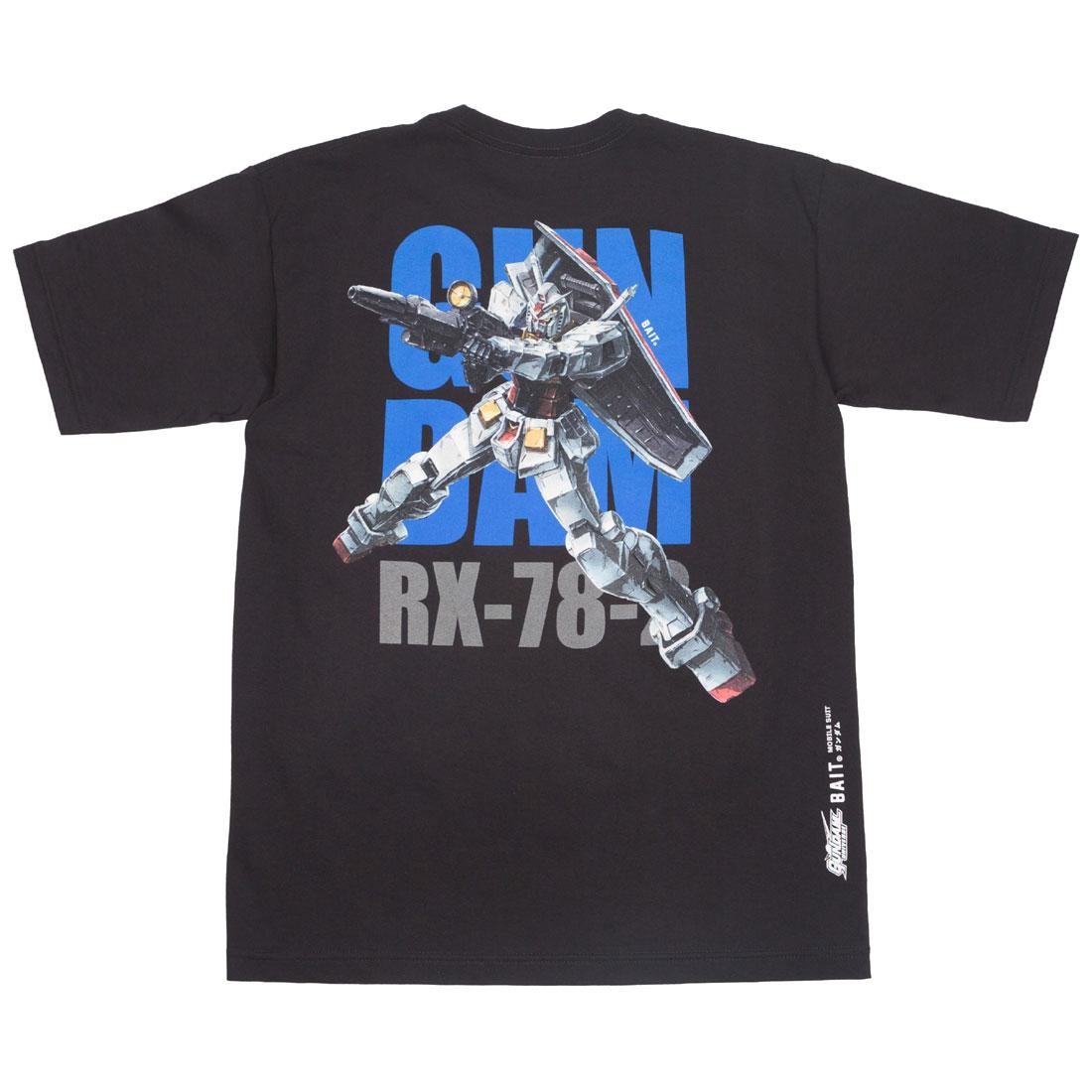 BAIT x Gundam Universe Men RX-78-2 Gundam Tee (black)