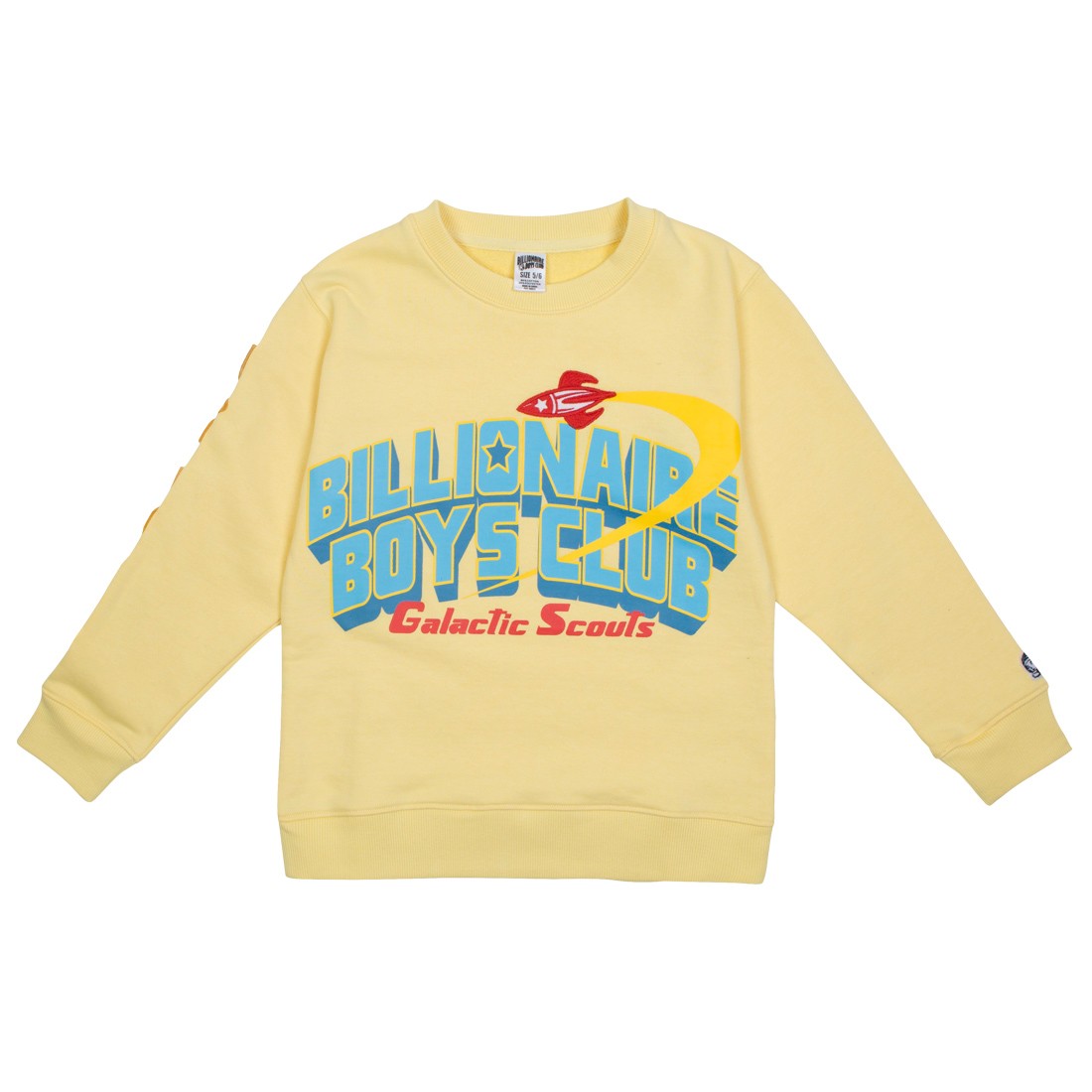 Billionaire Boys Club Little Kids Honor Crew Sweater (yellow)