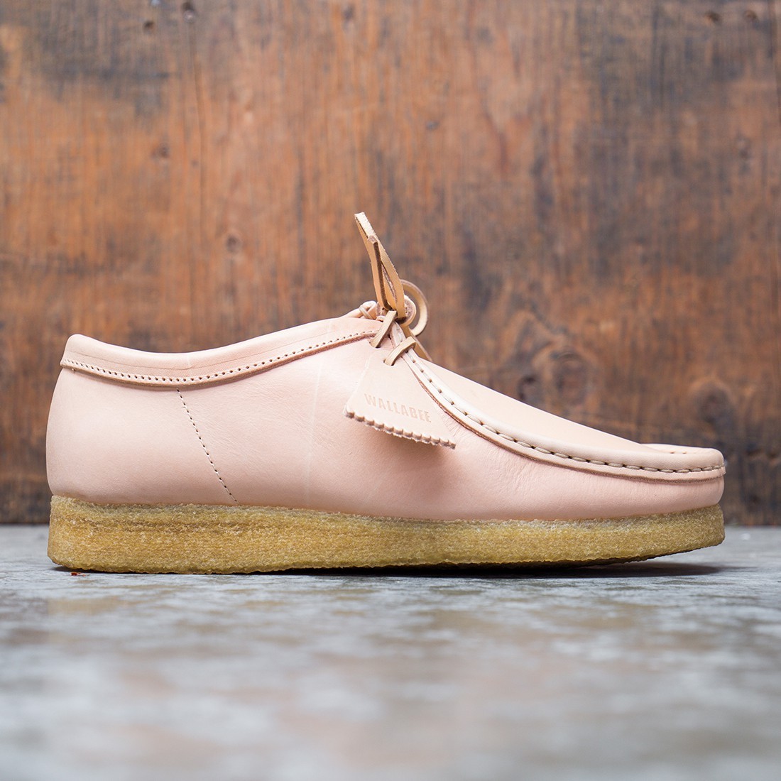 clarks natural tan leather