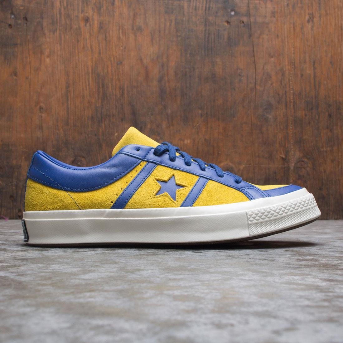 yellow suede converse one star
