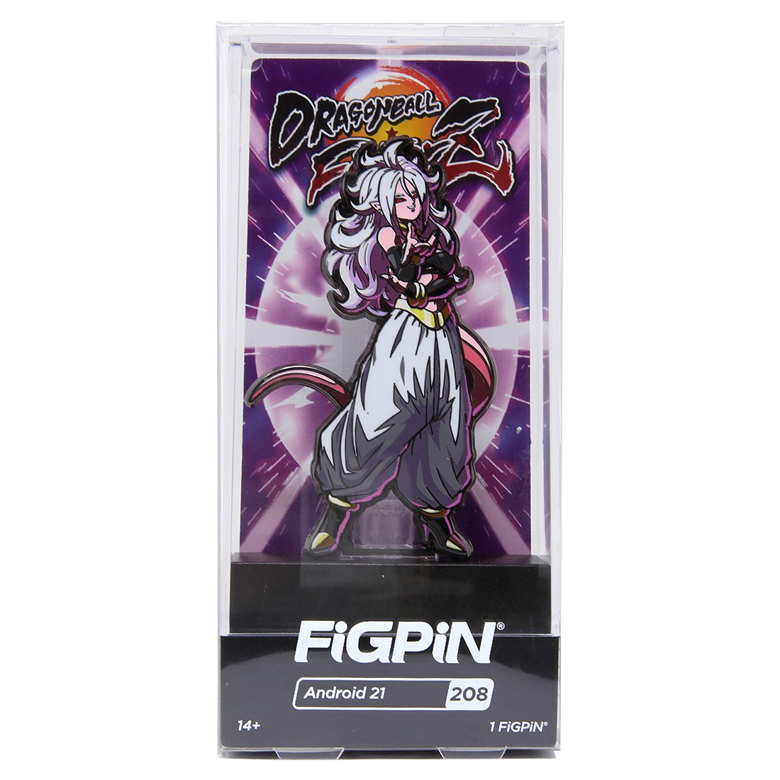 Nova figpin Dragon Ball #208 Colecionável Esmalte Pin Db fighterz Android 21 