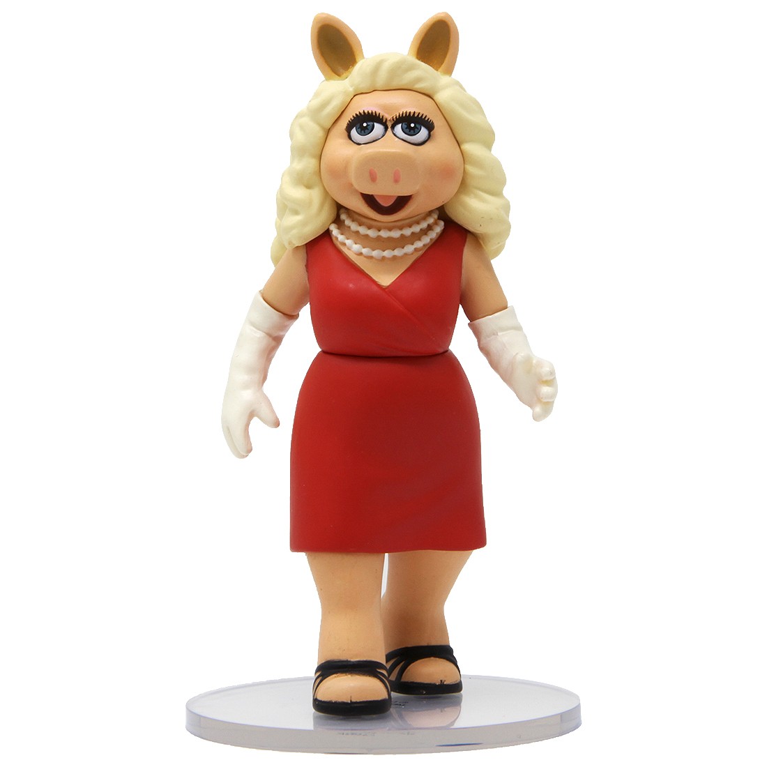 Miss Piggy With Foo Foo & Penguin Collectible Action Figure Disney The Muppets 