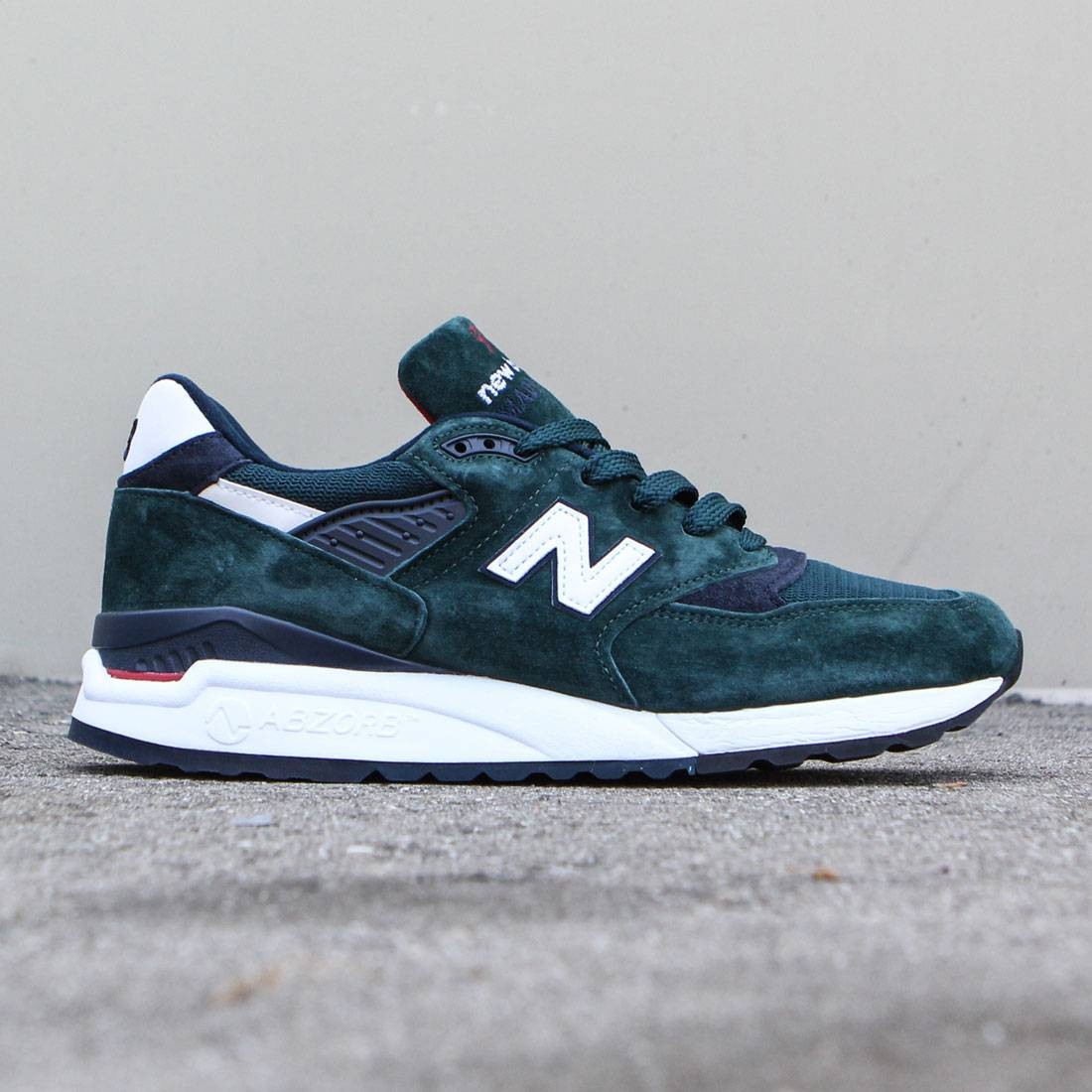 New Balance Men 998 Age of Exploration M998CHI - Made In USA green dark  green navy