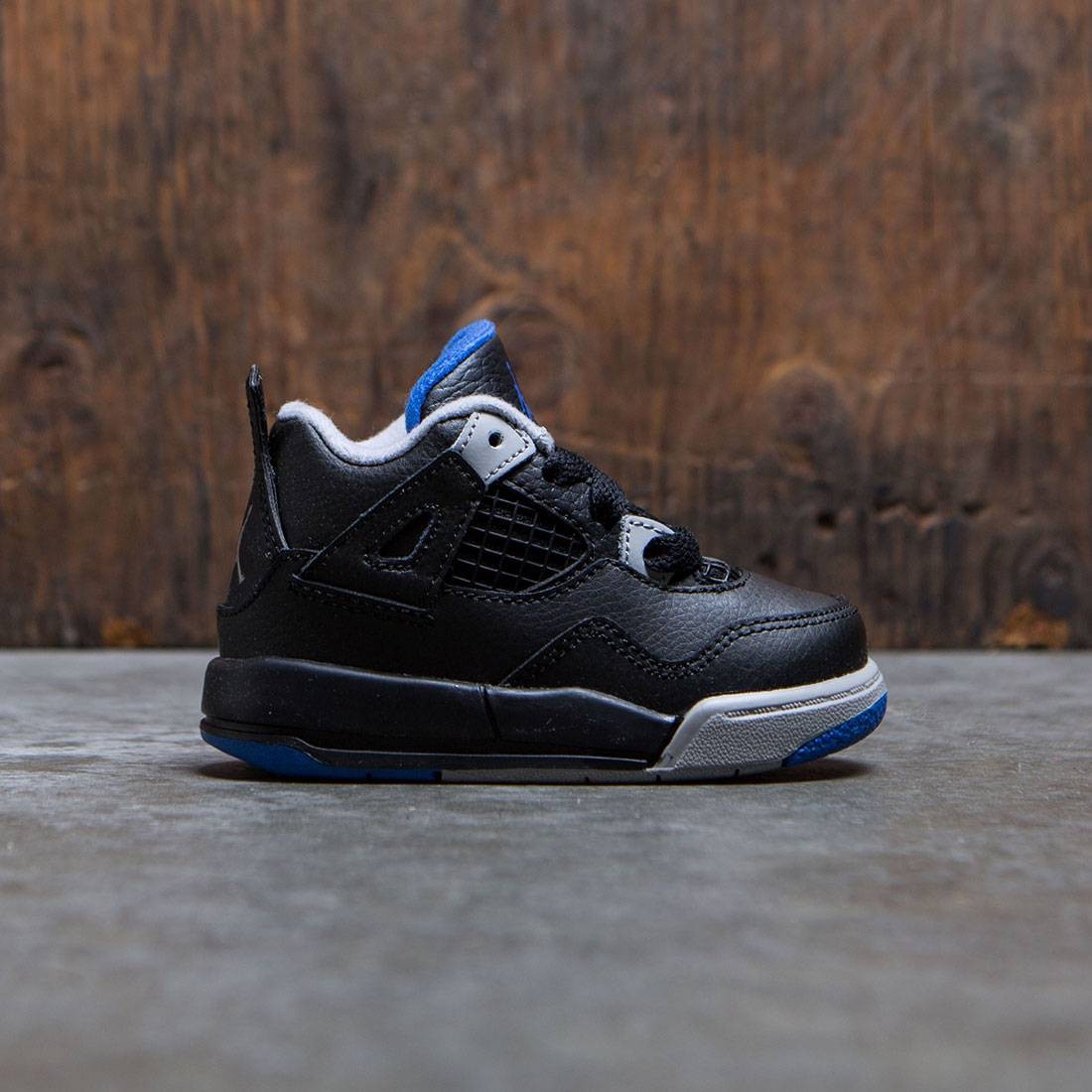 black and blue toddler jordans