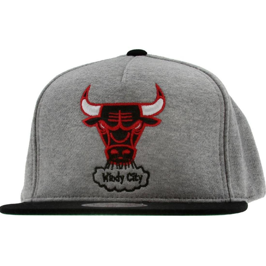 chicago bulls cap grey