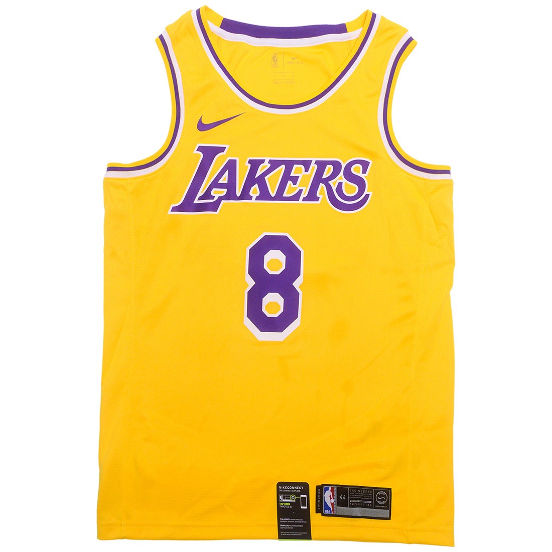 Nike Men Kobe Bryant Lakers Icon Edition Jersey (amarillo / field purple / white)