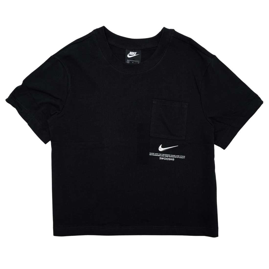 Nike Women Sportswear Swoosh Tee (black / white)