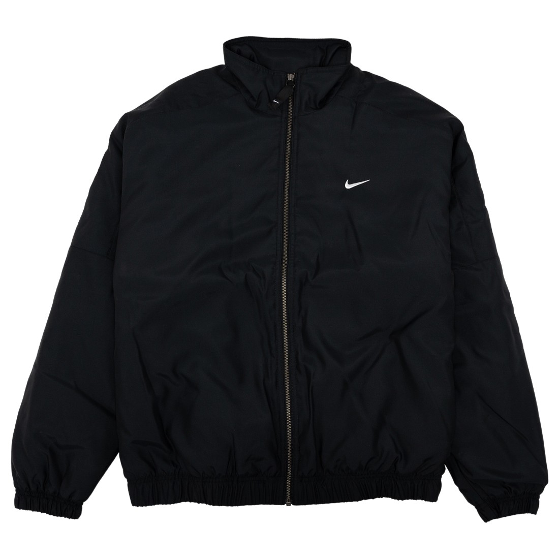 Nike Men Solo Swoosh Bomber Jacket (black / kumquat / white)