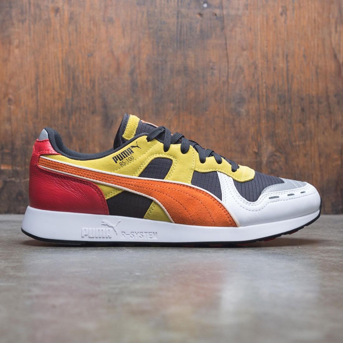black and orange puma sneakers