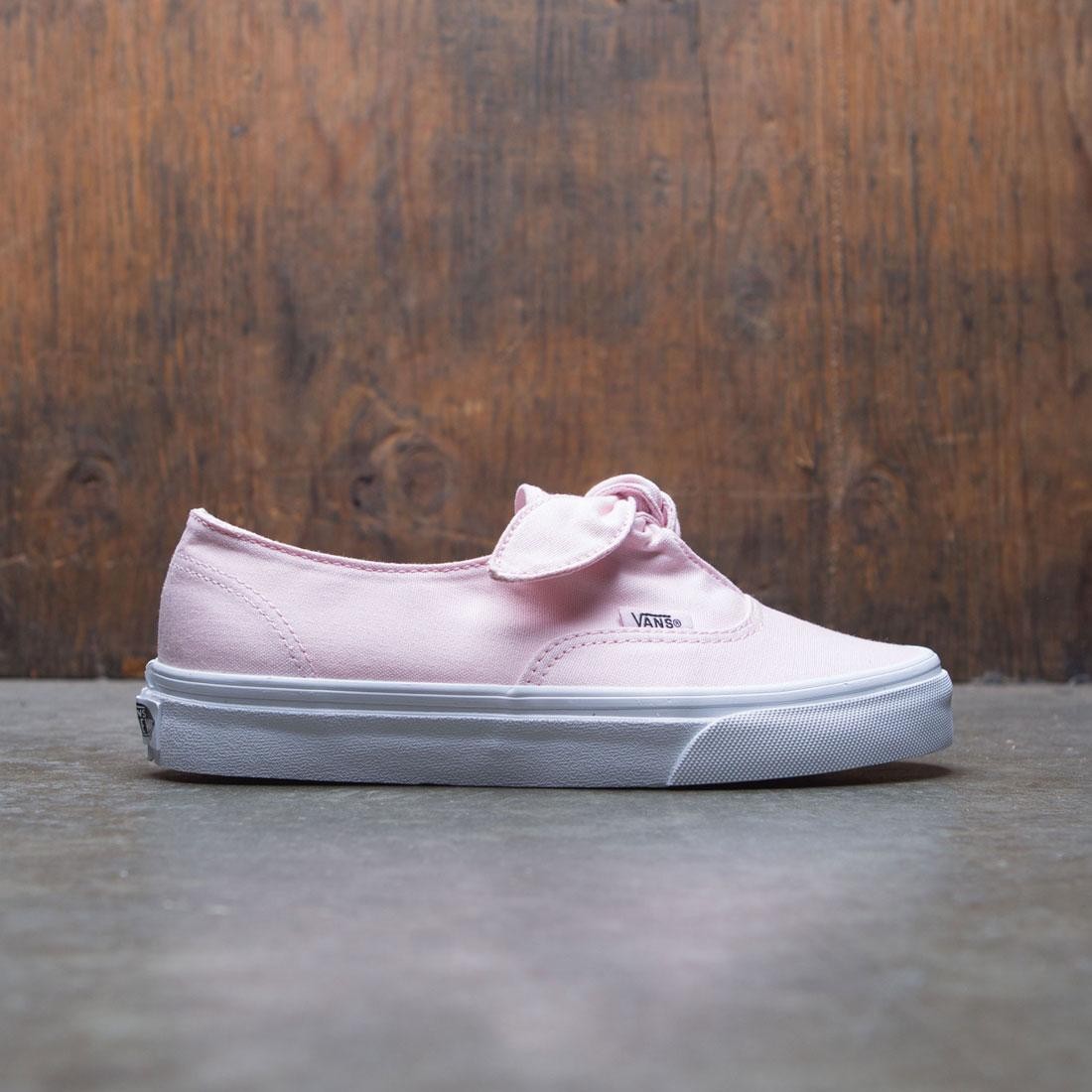 vans authentic knotted pink