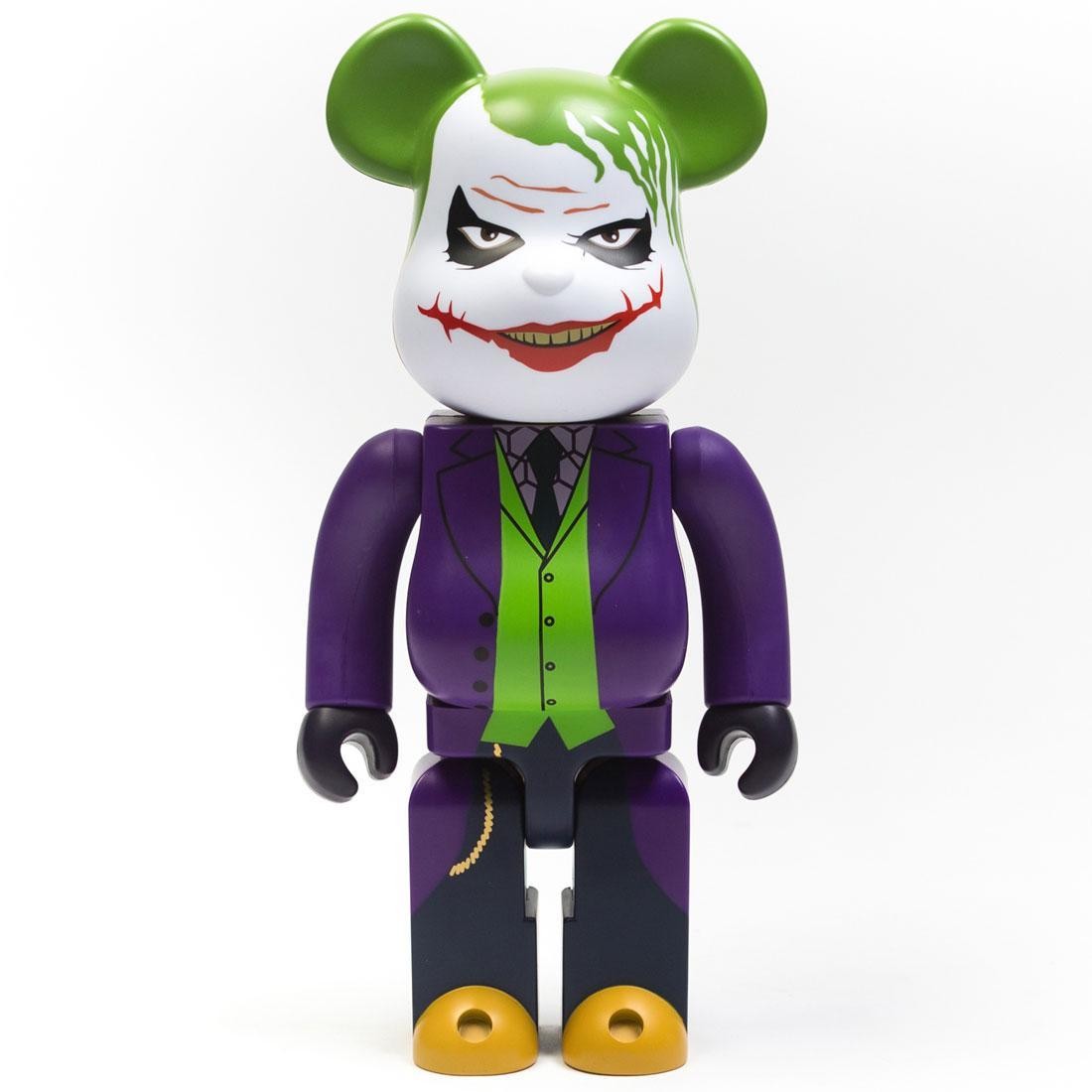 Medicom The Joker Laughing Version 400% Bearbrick Figure purple green
