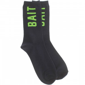 BAIT Logo Lightweight Crew Socks (navy) 1S