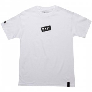 BAIT Slanted Box Logo Tee (white)