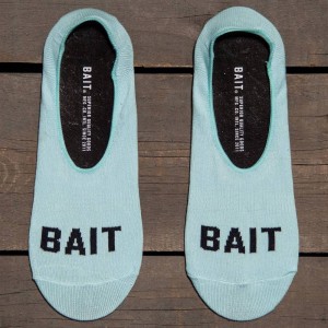 BAIT Logo Low Cut Invisible Socks (teal / mint) 1S