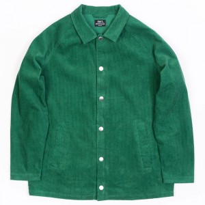 BAIT Unisex Corduroy Coaches Jacket (green / kelly)