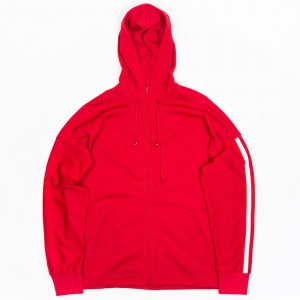 Adidas Y-3 Men 3-Stripes Hoody (red / chili pepper / undyed)
