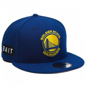 BAIT x NBA X New Era 9Fifty Golden State Warriors OTC Snapback Cap (blue)