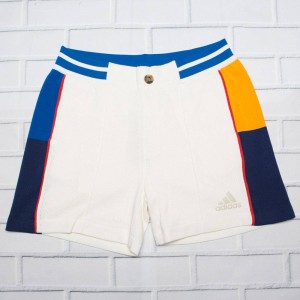 Adidas x Pharrell Williams Men NY Colorblock Shorts LTD (white / chalk white / blue)