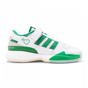 Adidas x Human Made Men Forum Low (white / green / off white)