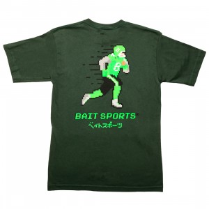 BAIT Men 8 Bit Football Tee (green)