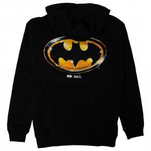 BAIT x Batman Men Batman Gold Logo Hoody (black)