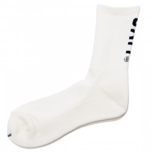 BAIT Men BAIT Logo Crew Socks - Made In Japan (white)