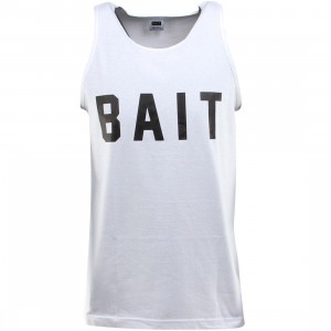 BAIT Logo Tank Top (white / black)