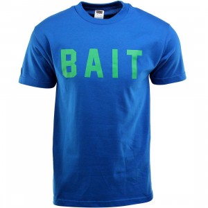 BAIT Logo Tee (blue / royal blue / green)
