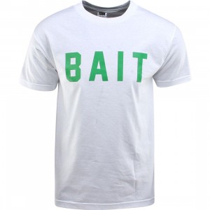 BAIT Logo Tee (white / green)