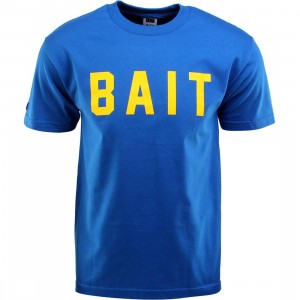 BAIT Logo Tee (blue / royal blue / yellow)
