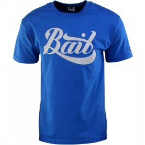 BAIT Script Logo Tee (blue / royal blue / gray)